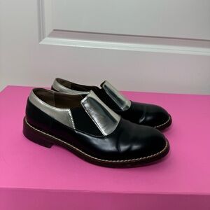 MARNI LOAFERS WITH METALLIC DETAIL sz 38